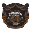 Muurdecoratie - Abraham - roségoud/zwart - 50 jaar - XL