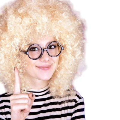 Pruik - big blondie - krullen - blond