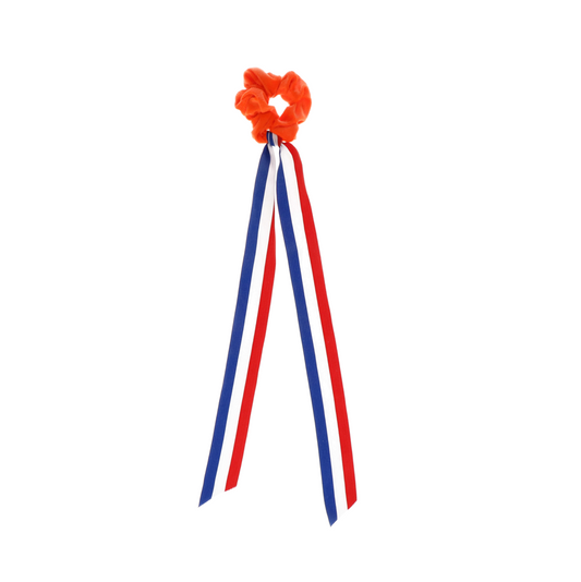 Scrunchie - Hollandse vlag - oranje
