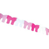 Slinger - babyvoetjes - roze/wit