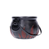 Snoeppot - Halloween - heksenketel - zwart/rood - medium