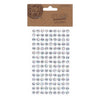 Stickers diamantjes zilver 135 stuks