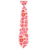 Stropdas - kusjes - rood/roze