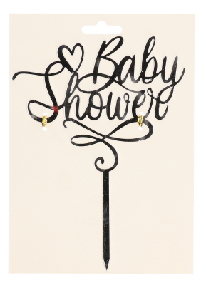 Taartprikker - Babyshower - zilver