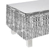 Tafelrok - folie - zilver - 34cm x 6m