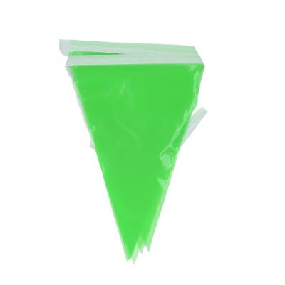 Vlaggenlijn - groen - 12 vlaggen - 3m