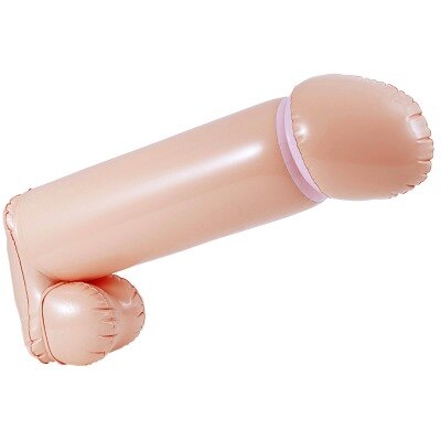 Willy - opblaasbaar - beige - 90 cm