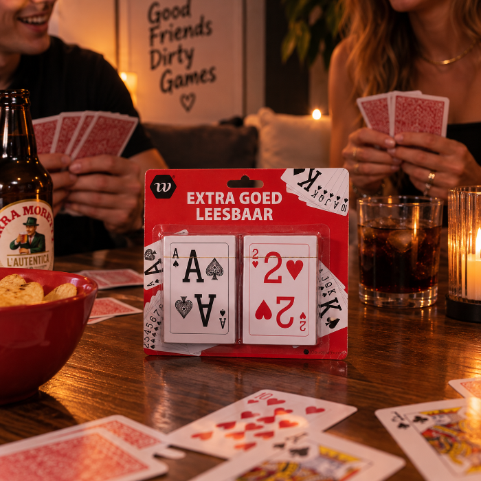 Speelkaarten extra goed leesbaar