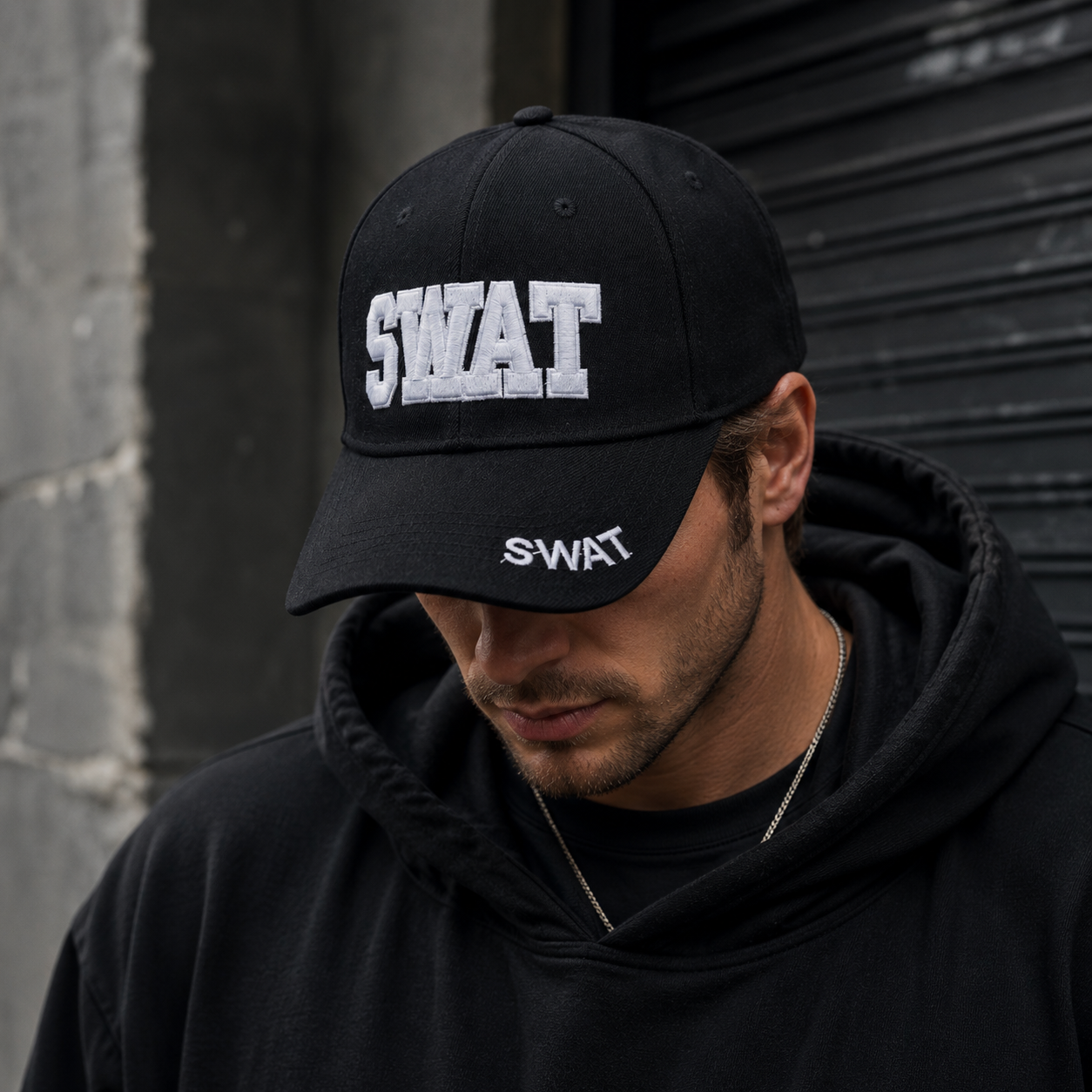 Cap SWAT zwart
