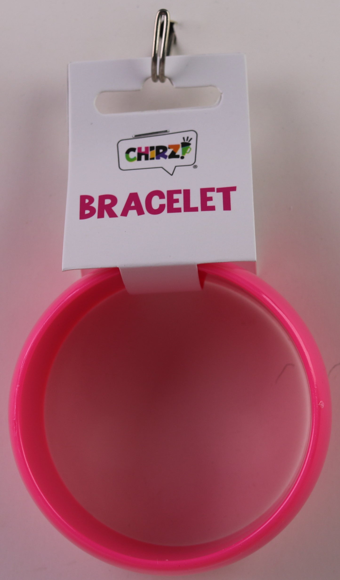 Armband dik neon roze