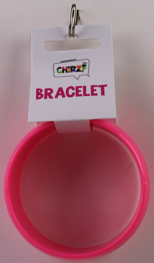 Armband dik neon roze