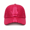Cap pailletten roze