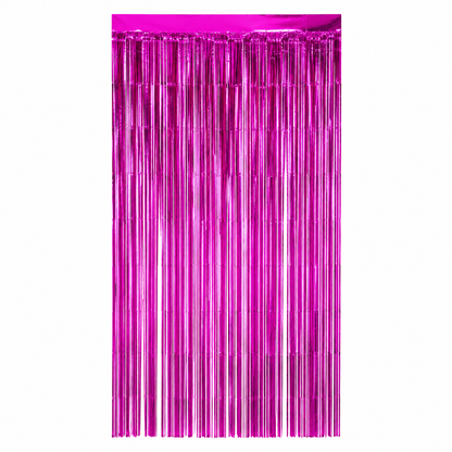 Deurgordijn folie roze 80cm x 180cm