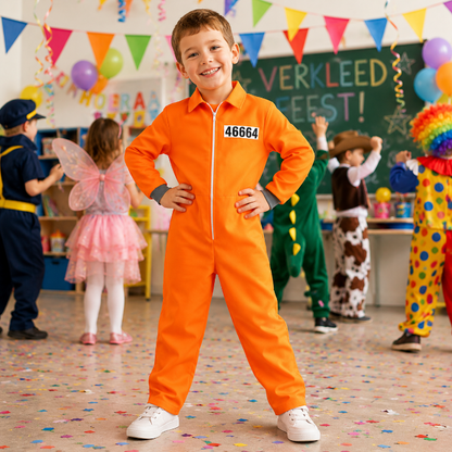 Kostuum gevangene 8 - 10 jaar