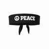 Hoofdband Peace zwart/wit