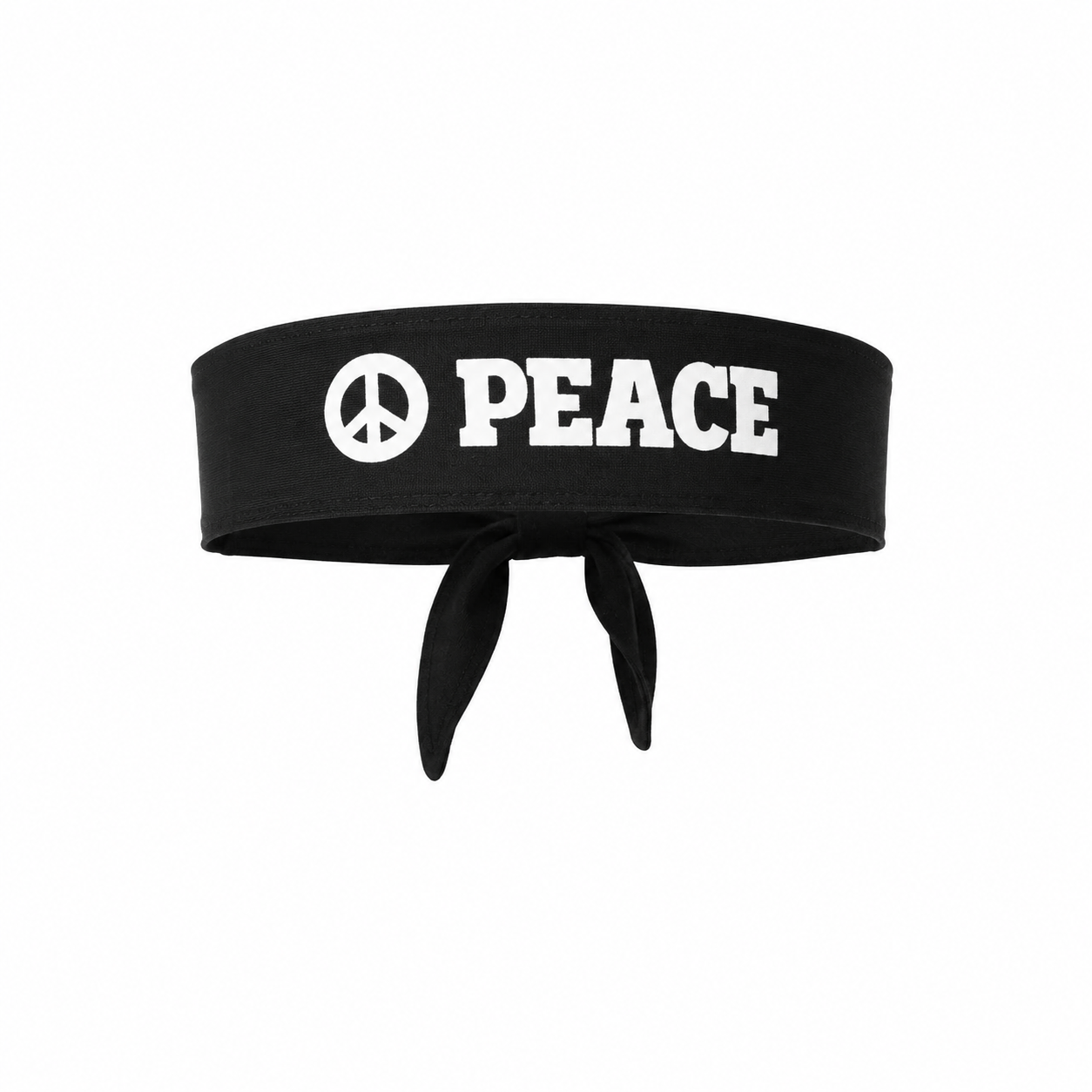 Hoofdband Peace zwart/wit