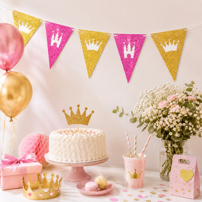 Slinger prinses - 4m (15 vlaggen)