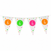 Vlaggenlijn neon 6 jaar - 4m (15 vlaggen)