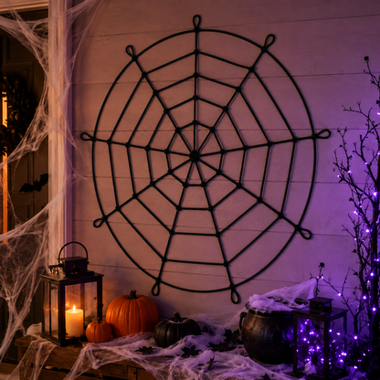 Spinnenweb mega zwart 1,80m