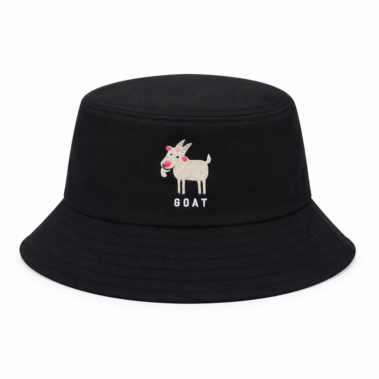 Buckethoed GOAT zwart