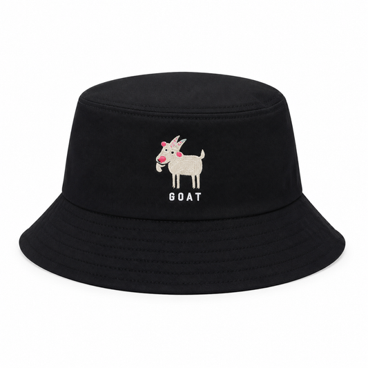 Buckethoed GOAT zwart