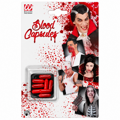 Nepbloed Halloween capsules rood