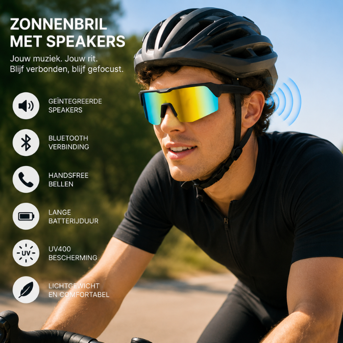 Zonnebril oortelefoon met UV400