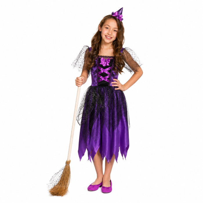 kostuum-twinkle-witch-zwart-paars-meisje-4-6-jaar