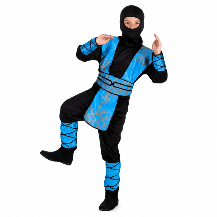 kostuum-royal-ninja-blauw-zwart-jongen-7-9-jaar