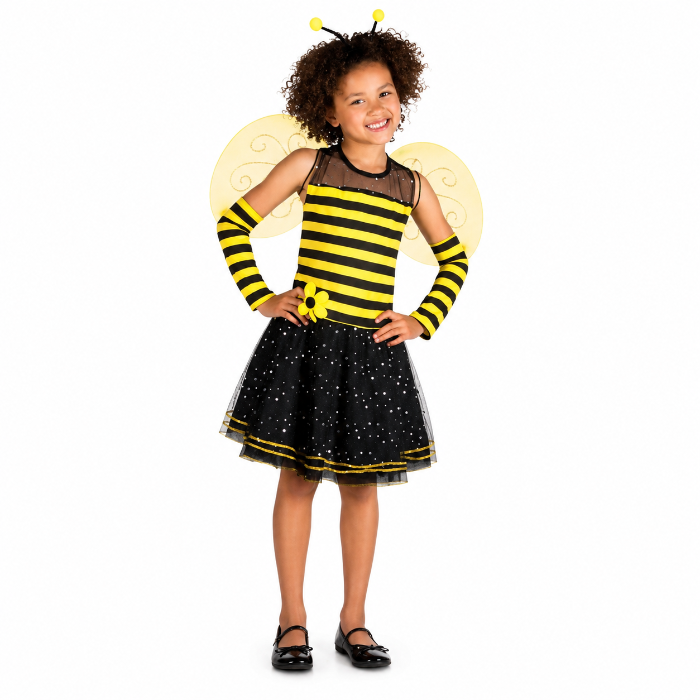 kostuum-bee-bee-zwart-geel-meisje-4-6-jaar