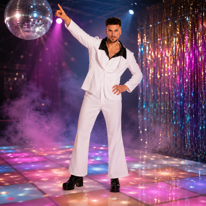 kostuum-disco-fever-wit-zwart-heren-maat-50-52
