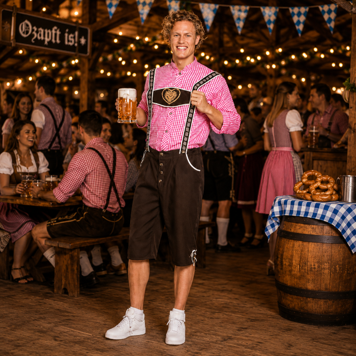 kostuum-lederhosen-schmidt-bruin-roze-heren-maat-58-60