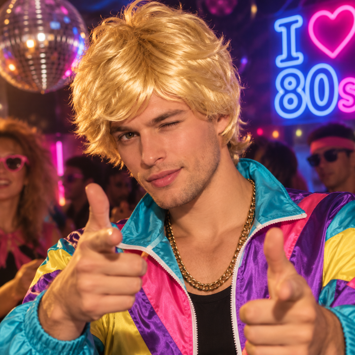 Pruik Tyler blond