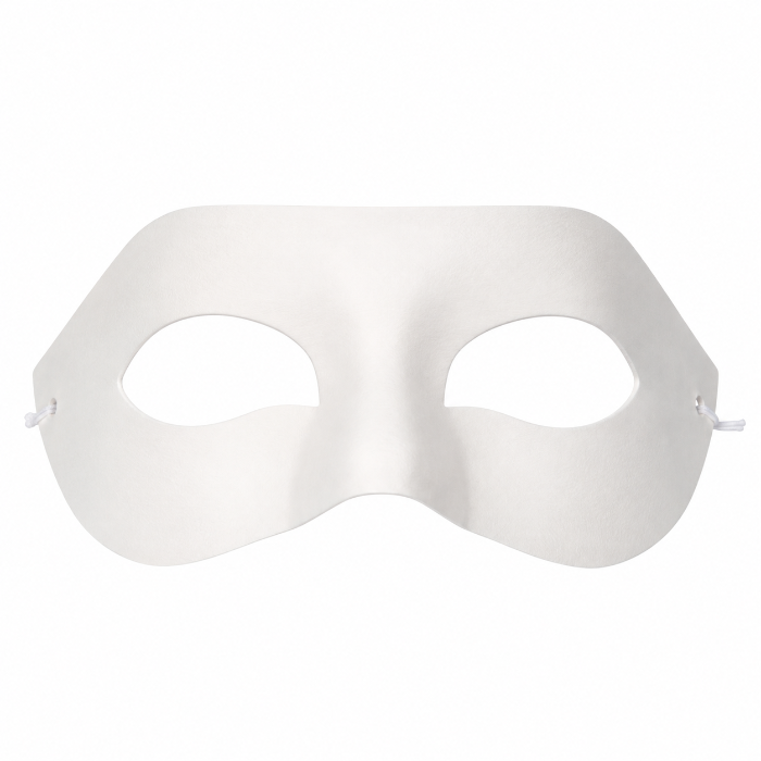 Masker wit half gelaat