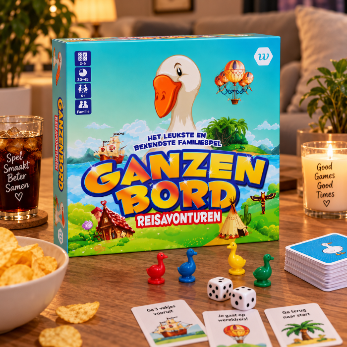 Spel Ganzenbord reisavonturen