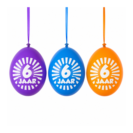 Ballonnen - 6 jaar - 30cm - 10 stuks