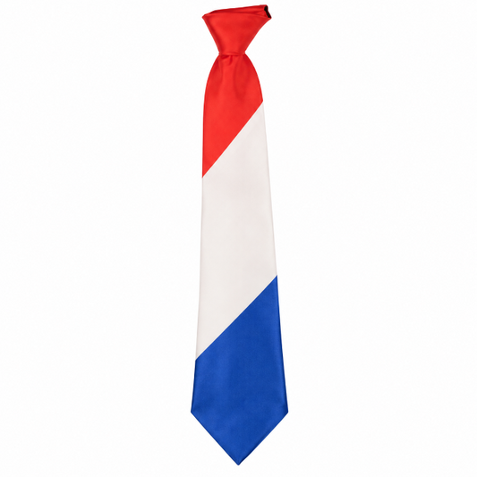 Stropdas Holland rood/wit/blauw