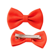Haarclip strik oranje