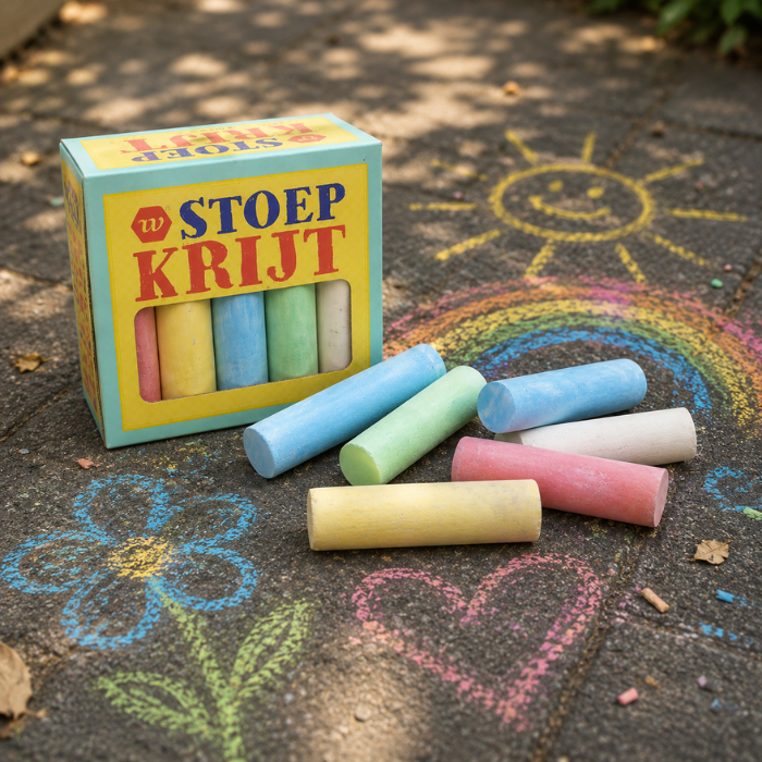 Stoepkrijt gekleurd 15St
