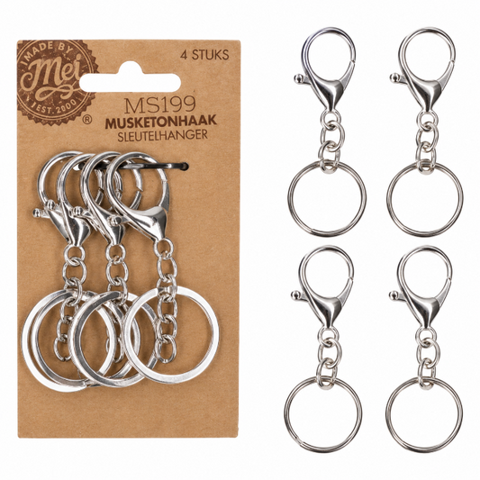 sleutelhanger-musketonhaak-zilver-4-stuks