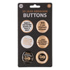 buttons-abraham-50-jaar-rosegoud-6-stuks