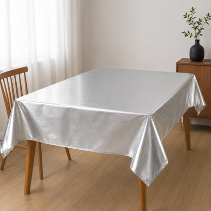 Tafelkleed zilver 274 x 137cm