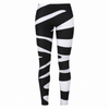 Legging zebra zwart/wit - one size