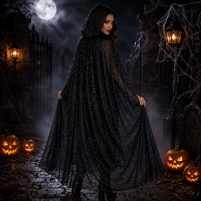 cape-halloween-capuchon-pailletten-zwart-1