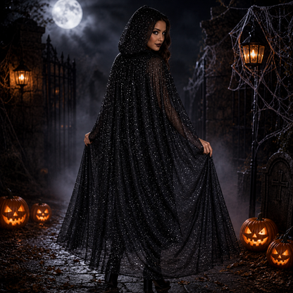 cape-halloween-capuchon-pailletten-zwart-1