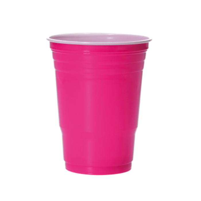 bekers-plastic-beer-pong-roze-12st