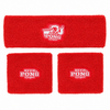 Zweetbandjes beer pong rood 3 stuks
