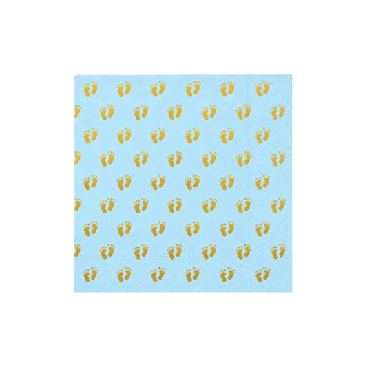  servetten-geboorte-jongen-blauw-20st