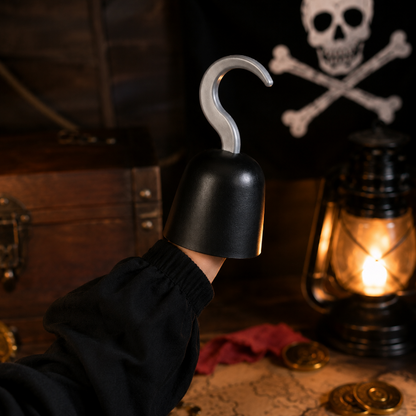 piratenhaak-zwart-zilver