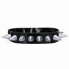 Ketting biker spikes zwart